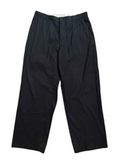 PPFM Wide Leg Black Pleated with Front Coin Pocket