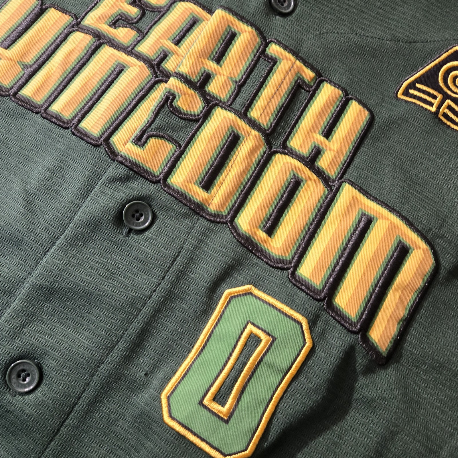 Avatar The Last Airbender Earth Kingdom Toph Baseball #0 Jersey, Adult Size 3XL gallery