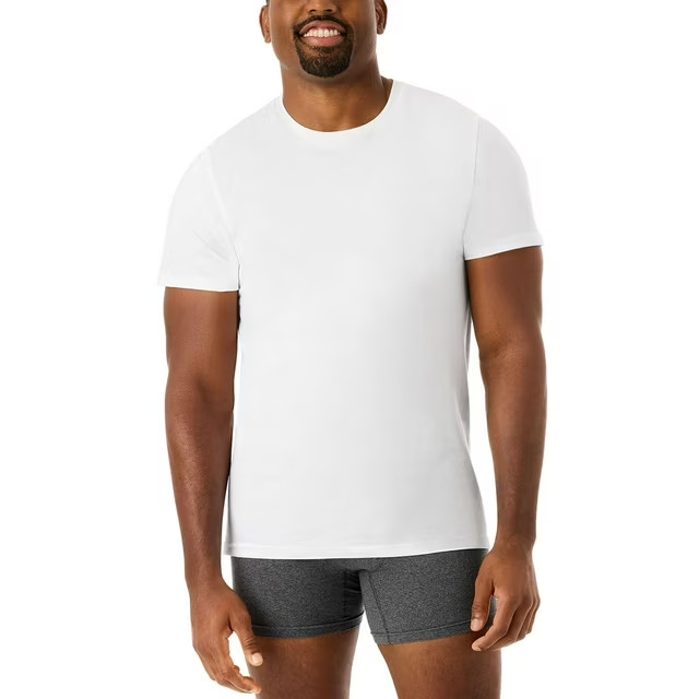 Member's Mark Men's 6 Pack Essential Undershirt Size S White gallery