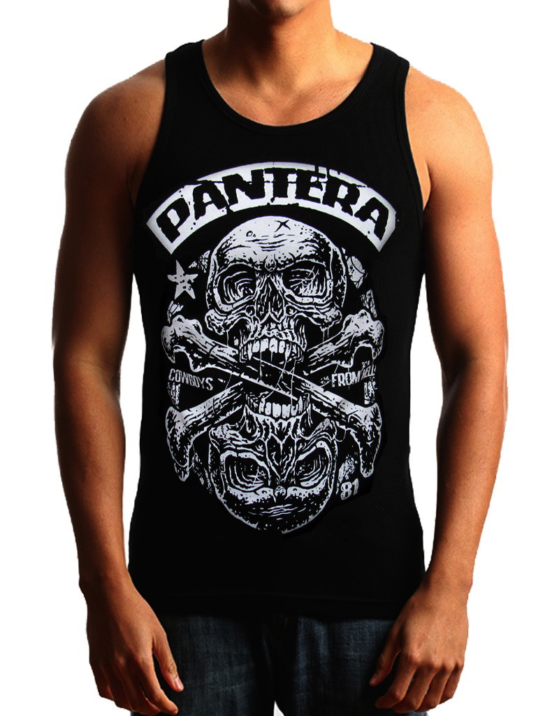 PANTERA COWBOYS FROM THE HELL PUNK ROCK Band Black Tank Top gallery