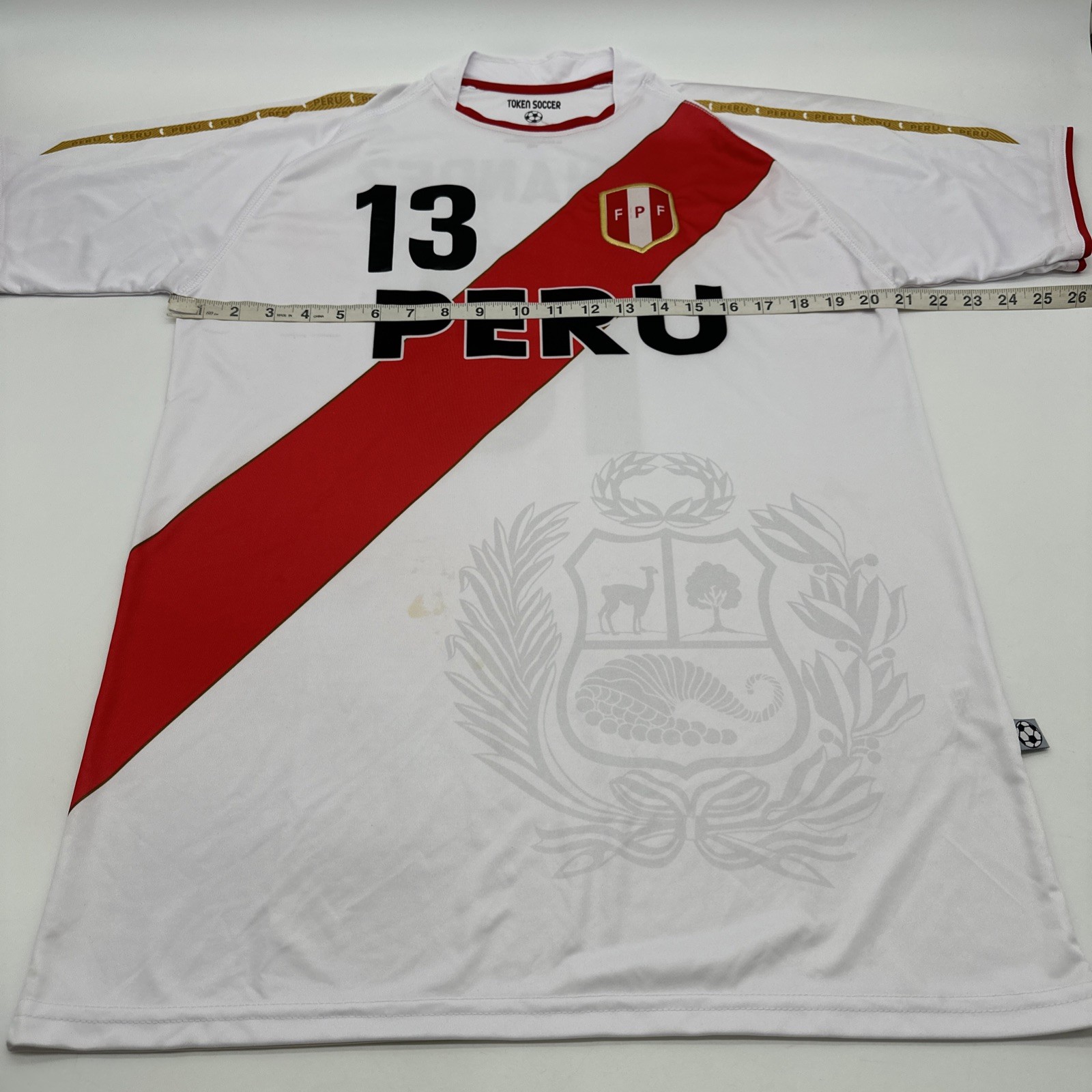 Token Soccer FPF Peru Hernandez #13 Jersey Men One Size Graphic Logo.#31714 gallery
