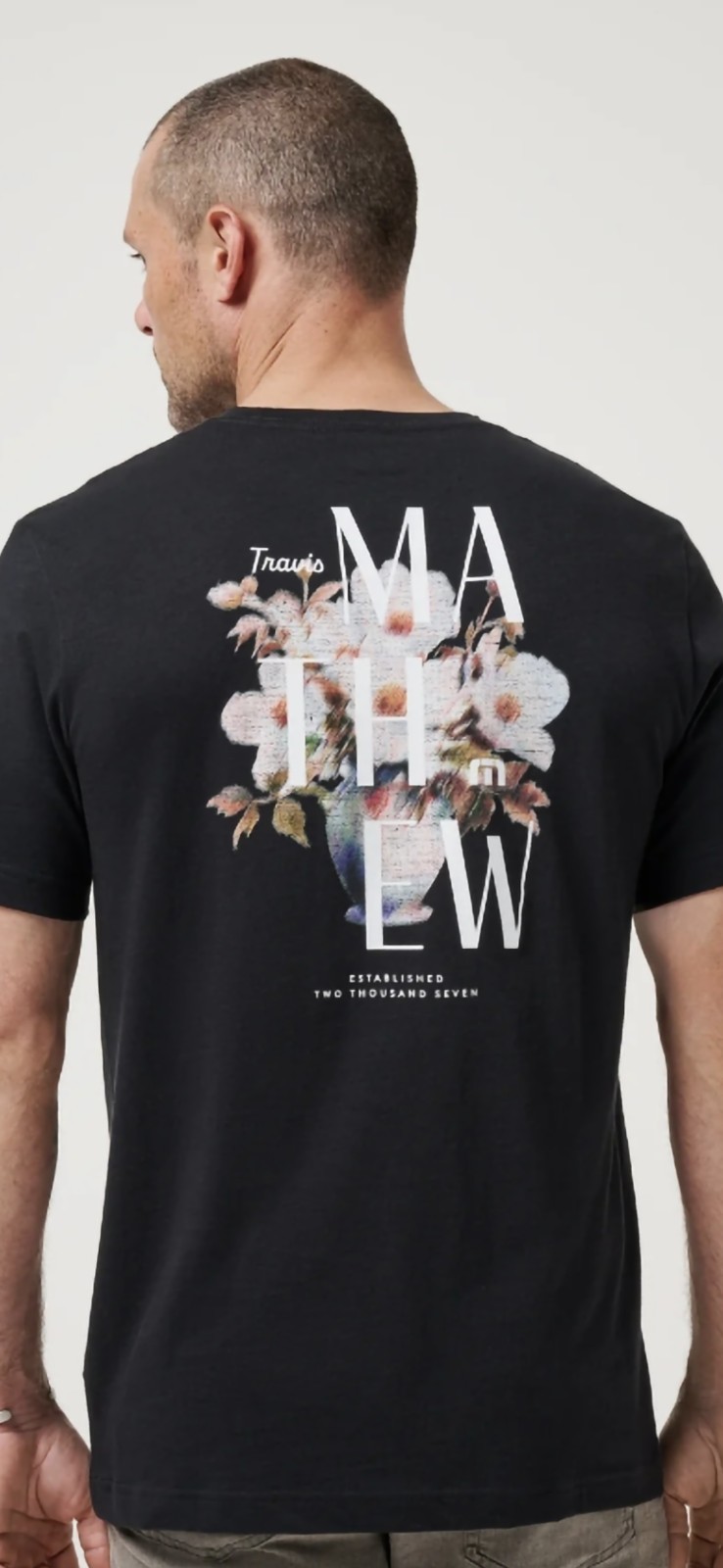 NWT Travis Mathew Black Pima Cotton Art Scene Premium Shirt Mens Large