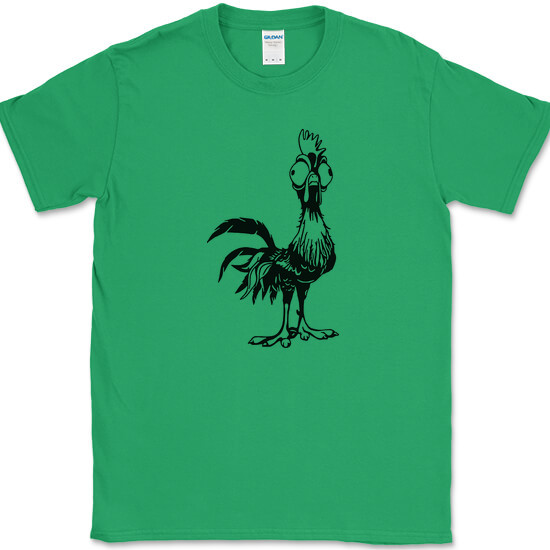 HEIHEI CHICKEN T-Shirt Funny Moana Humor Movie Novelty Tee on Gildan gallery