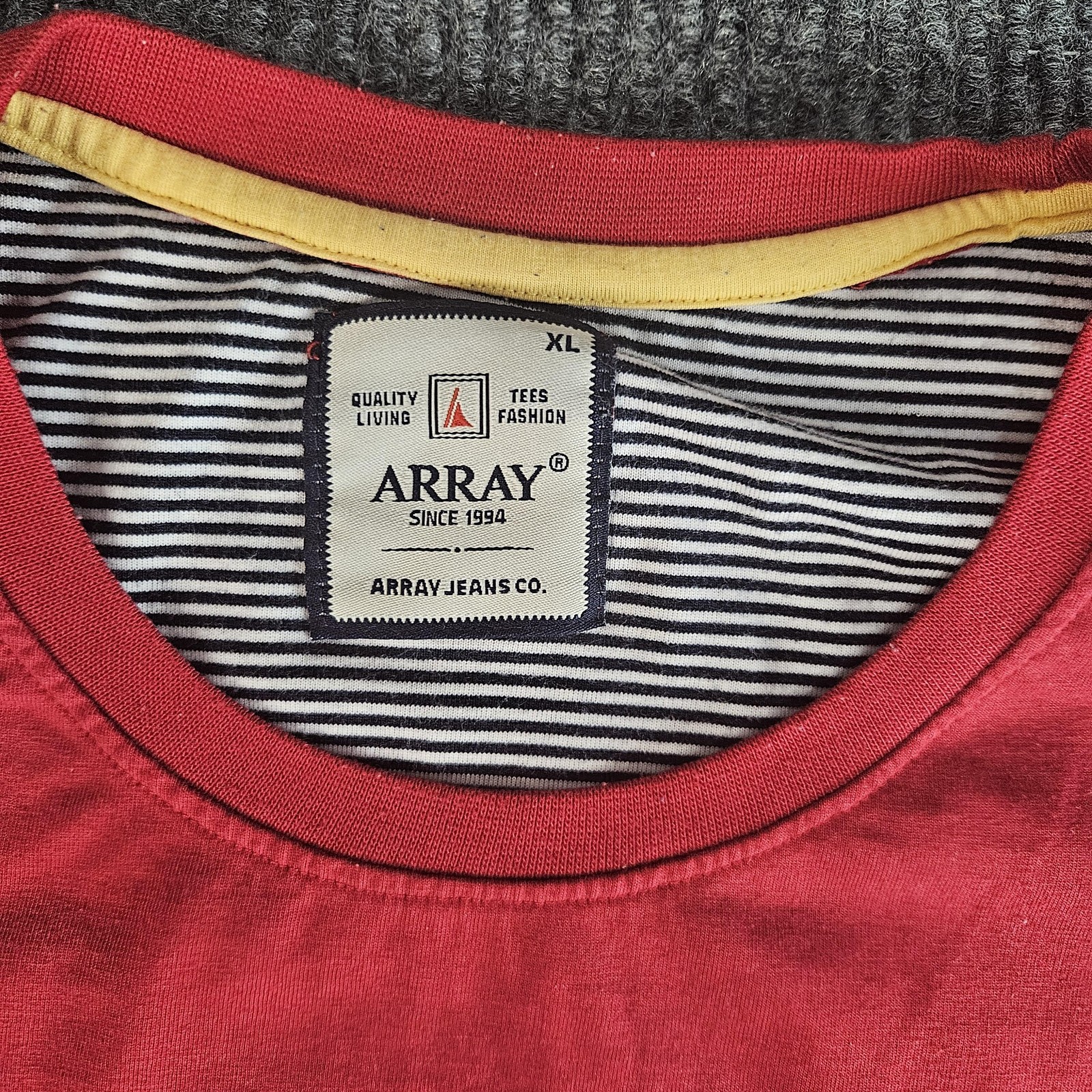 Array Shirt Mens Extra Large Red Highway Gate Graphic T-Shirt Bicycle Cityscape gallery