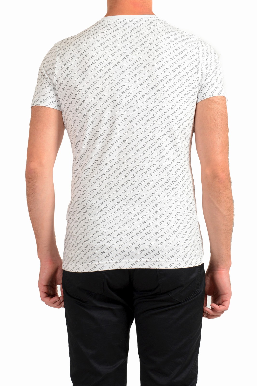 Philipp Plein Men's White Short Sleeve Logo Print Crewneck T-Shirt US XL IT 54 gallery