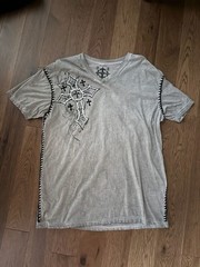Affliction x Raw State Tee with Contrast Stitching