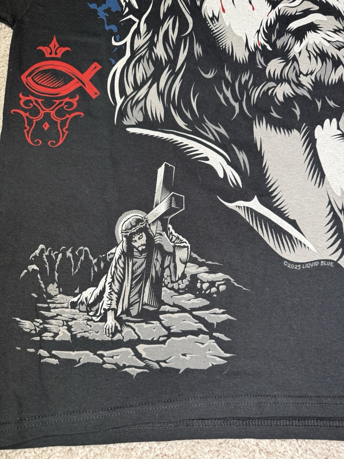 Liquid Blue Ascension Tee XL Limited Edition Archive Proof COA Jesus Rare gallery