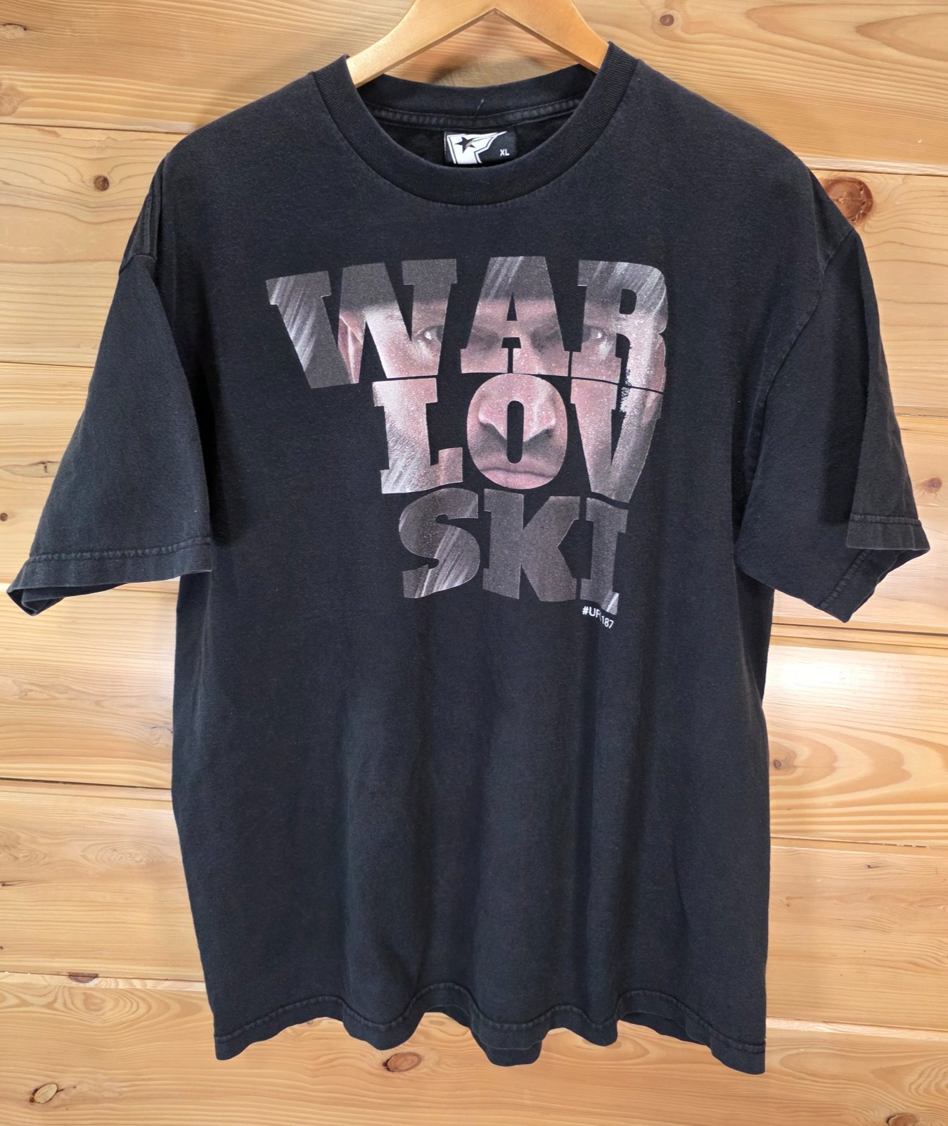 VTG Famous Stars And Strap UFC 187 Andrei Arlovski T Shirt Men XL Fade WARLOVSKI gallery