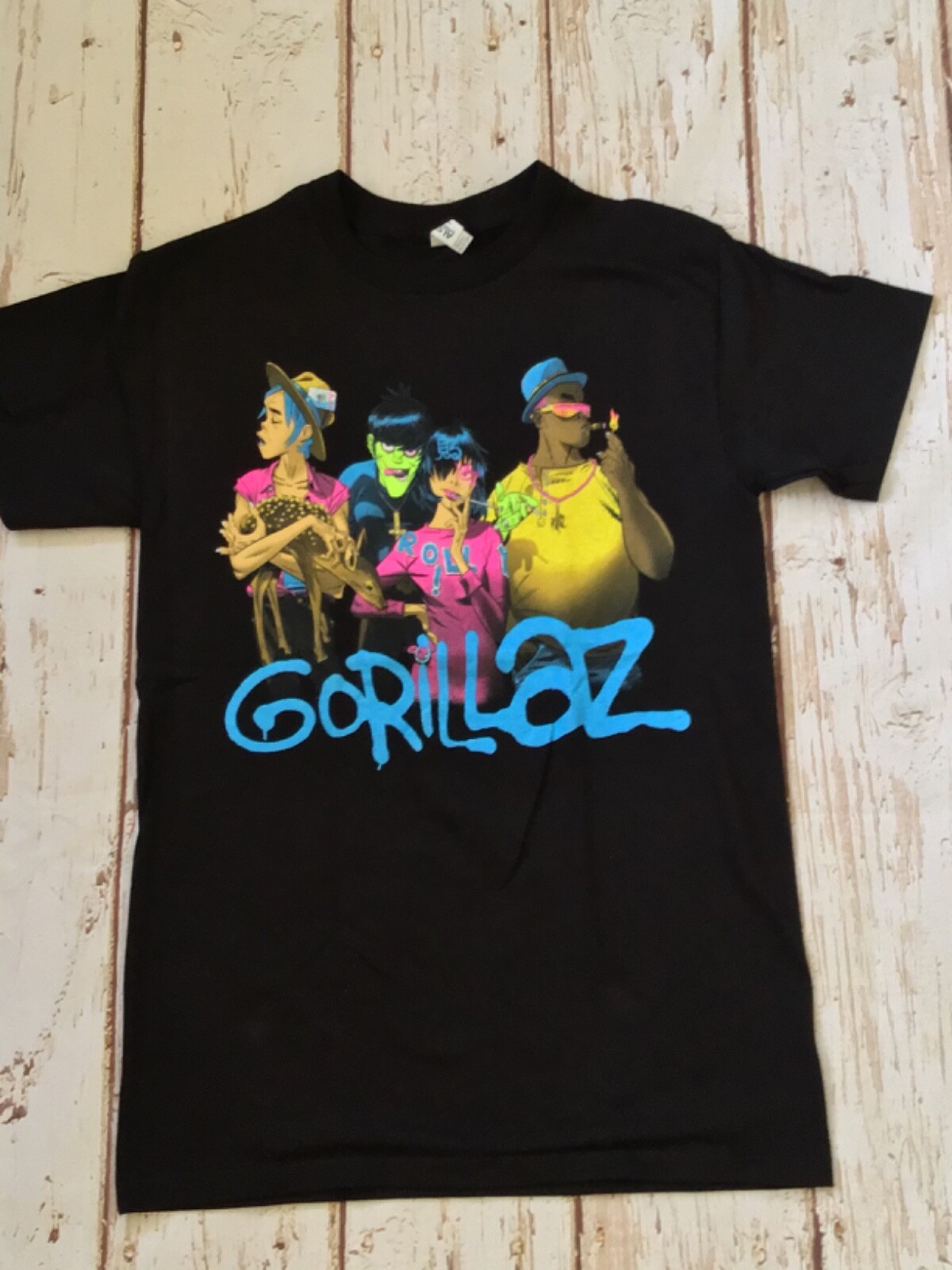 NEW- GORILLAZ - Colorful logo T-SHIRT gallery