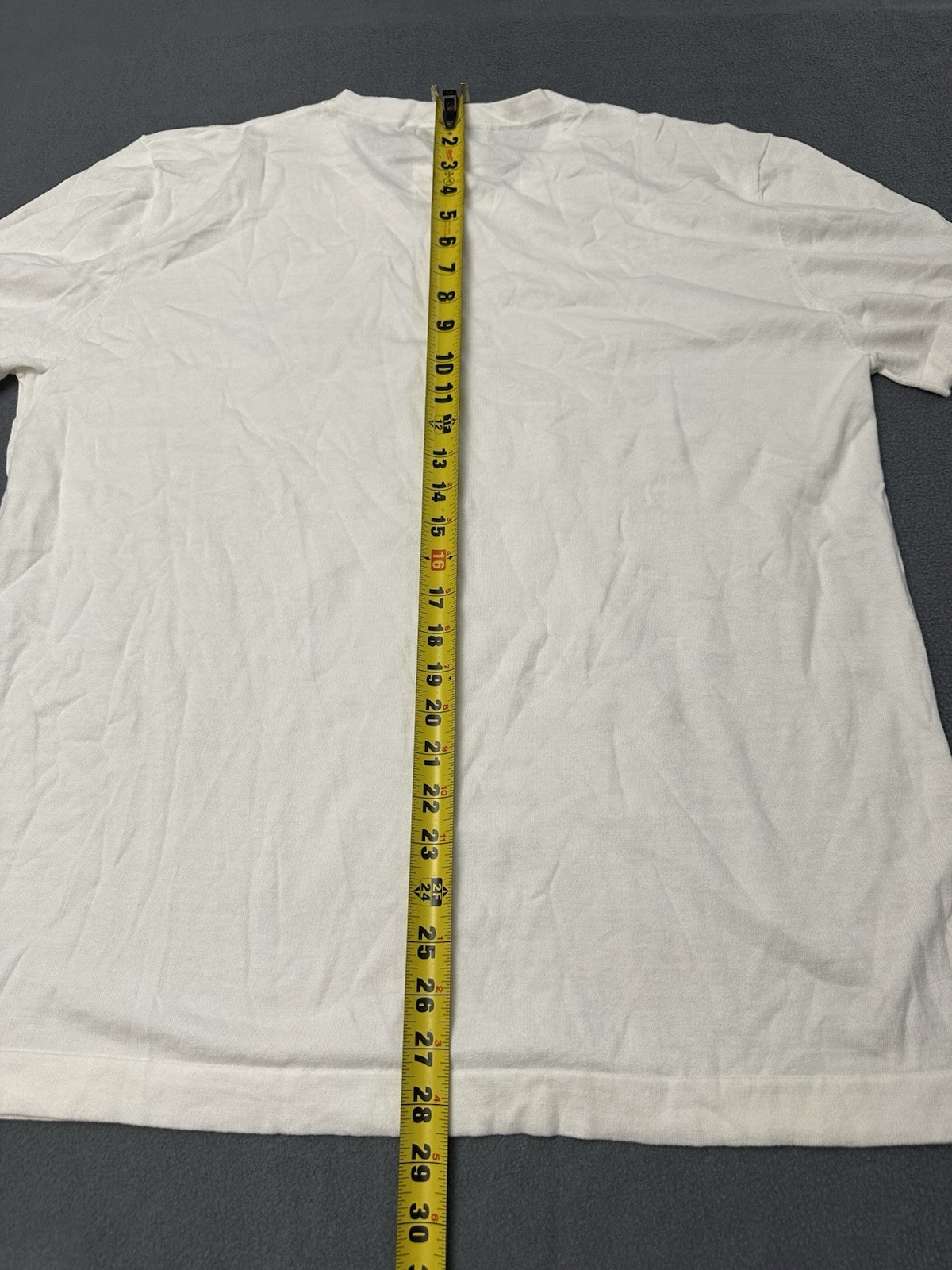 NWT Men’s Collars & Co Premium Cotton and Silk Blend T Shirt White Size 2XL gallery