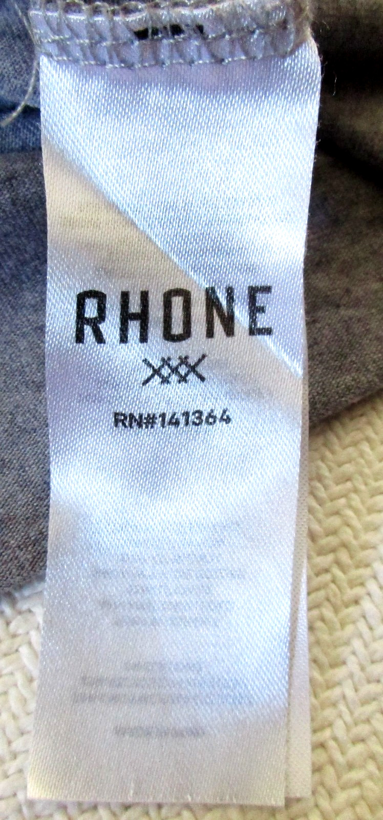 Rhone T Shirt Men's XL Extra Large Organic Pima Cotton Preppy Cool Comfort Gray gallery