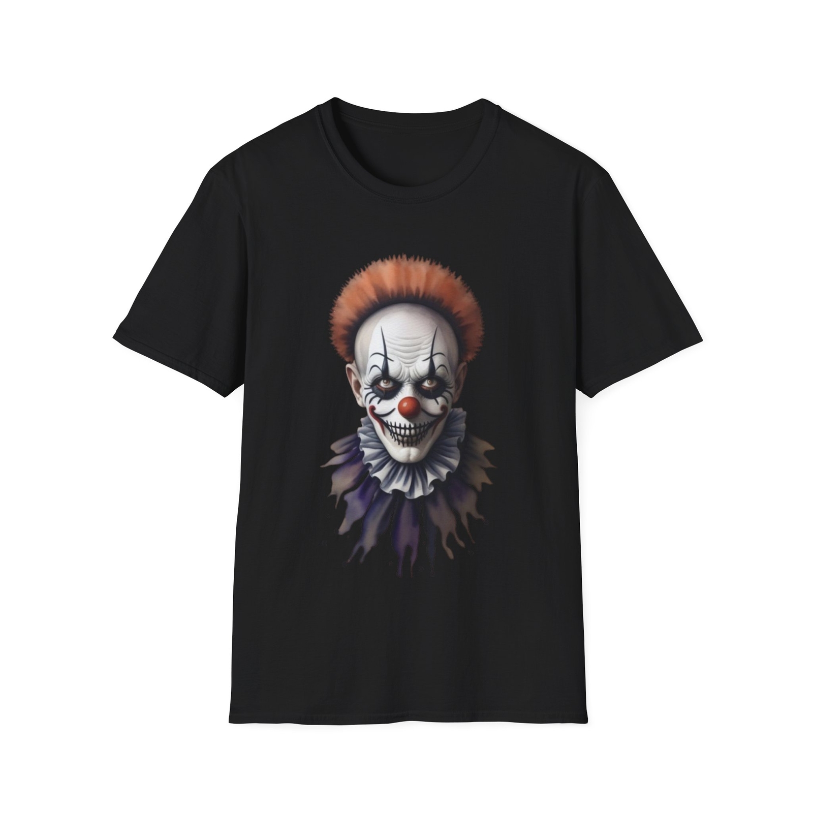 Killer Clown Halloween Unisex Soft-style T-Shirt SM MD LG XL 2XL 3XL