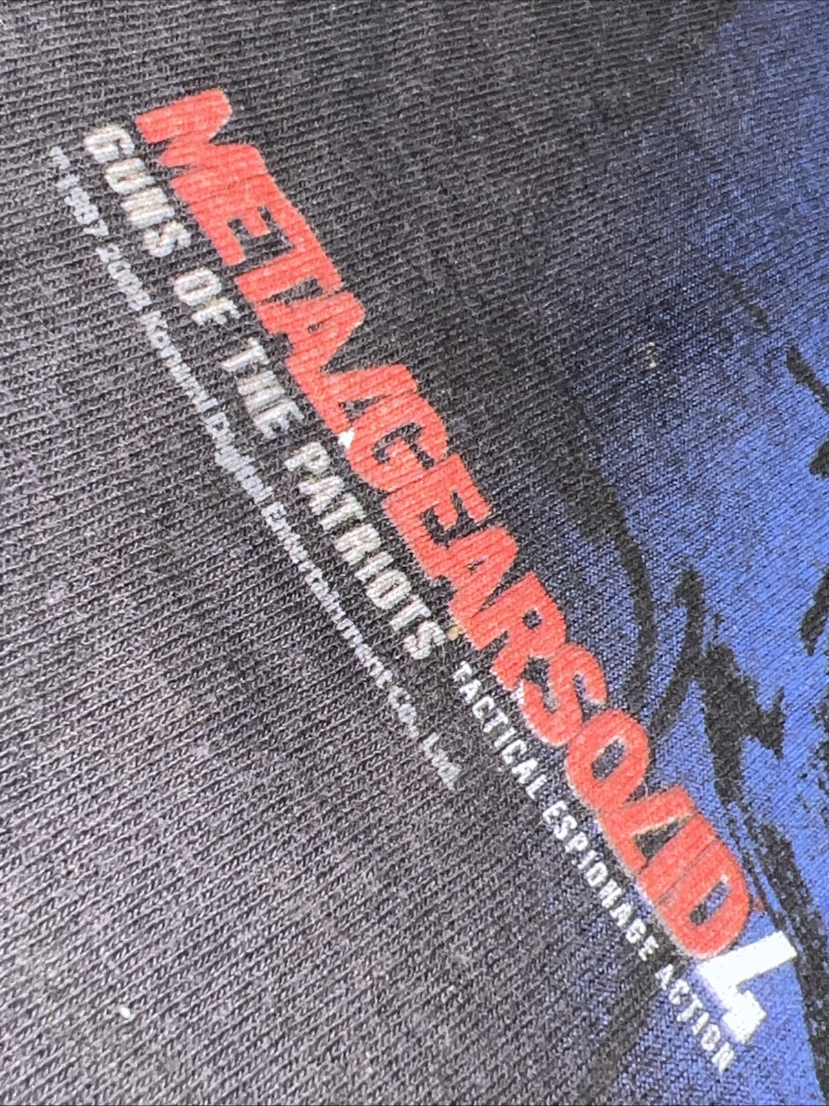 Vintage 2008 METAL GEAR SOLID 4 guns If The Patriots , T Shirt Size XL gallery