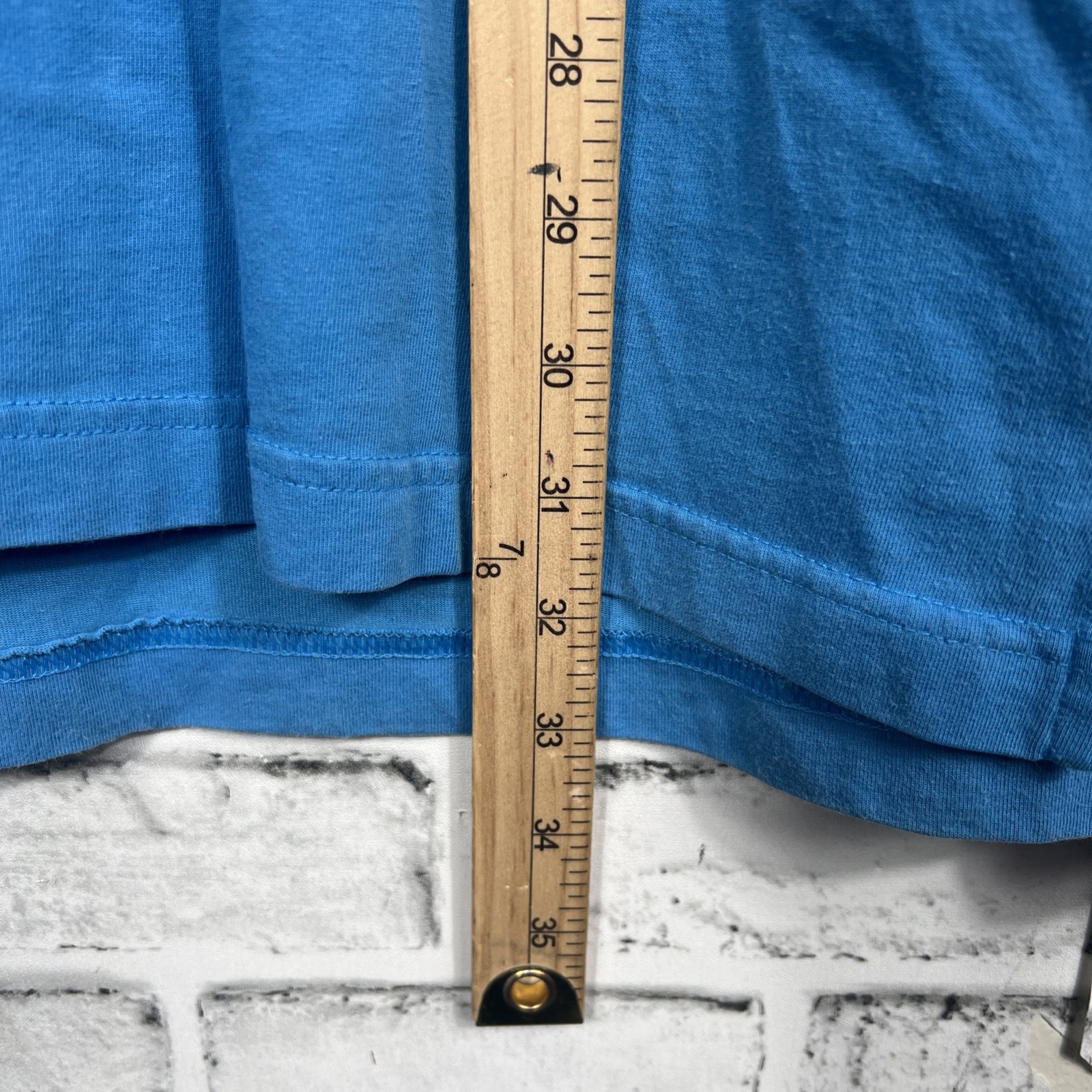 Duluth Shirt Mens XL Longtail Short Sleeve Polo Blue Workwear Casual gallery