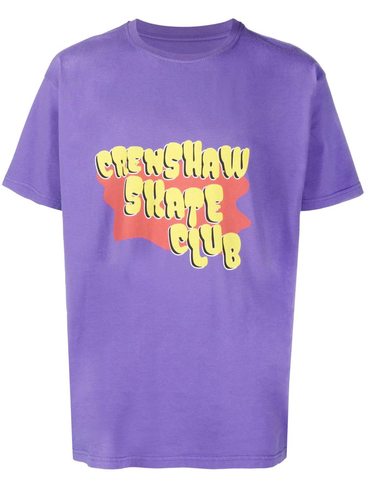 CRENSHAW SKATE CLUB x Browns Stack Purple T-shirt Size: M – NWT