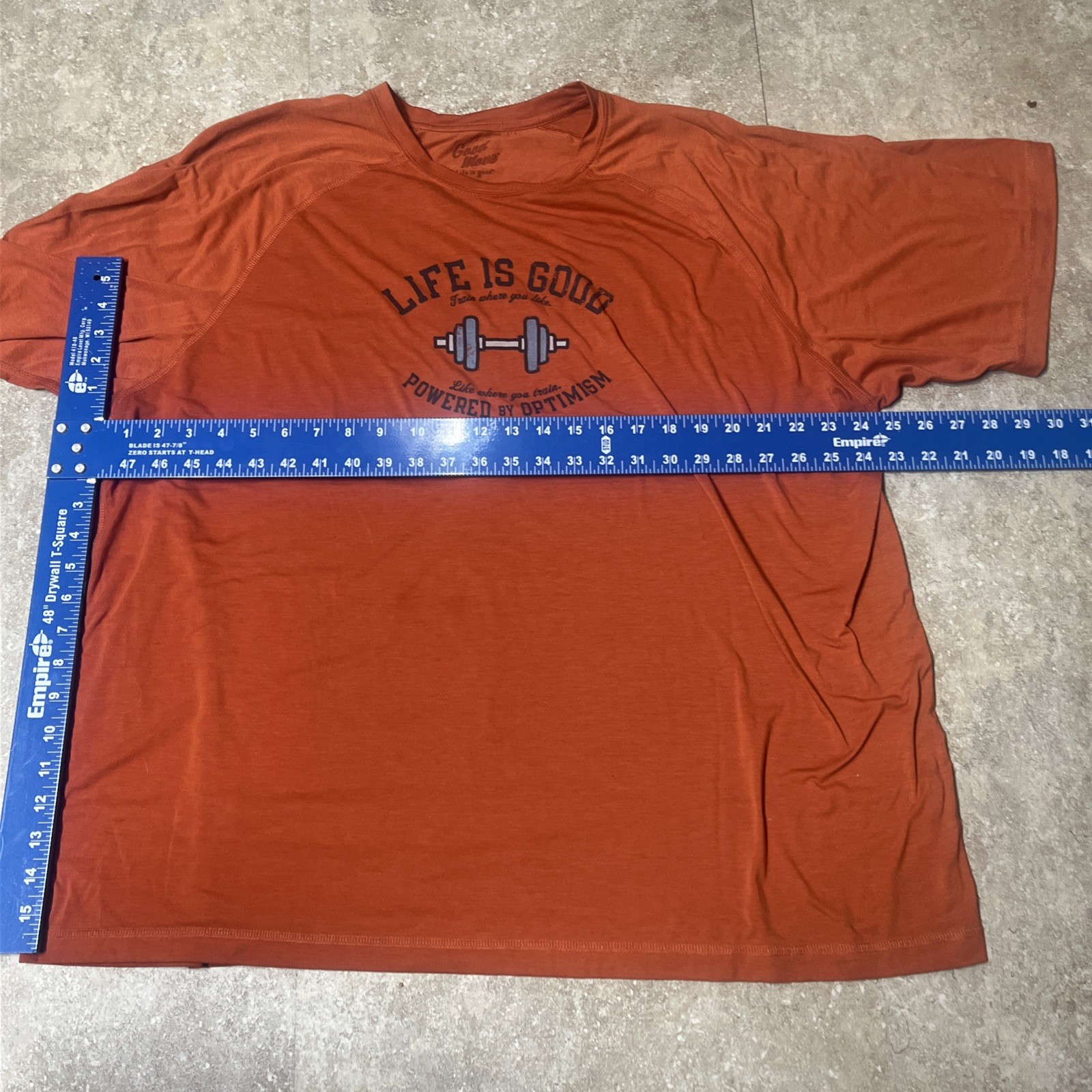 Good Move by Life is Good Men's XXL Powered by Optimism Semi Fitted T-shirt gallery