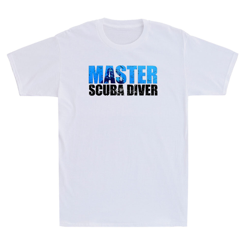 Master Scuba Diver Funny Dive Addicts Quote Saying Joke Gift Cool Men's T-Shirt gallery