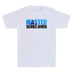 Master Scuba Diver Funny Dive Addicts Quote Saying Joke Gift Cool Men’s T-Shirt