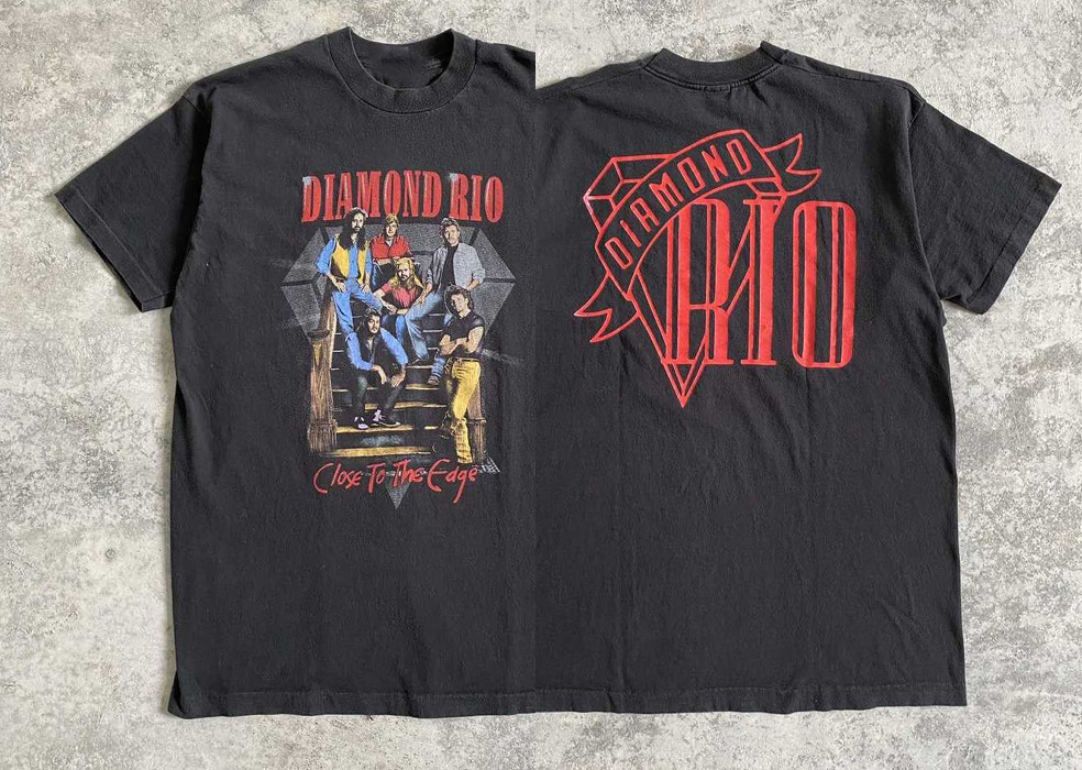 2 Sides 90’s Diamond Rio Country Promo Band T-shirt S-5XL AD926