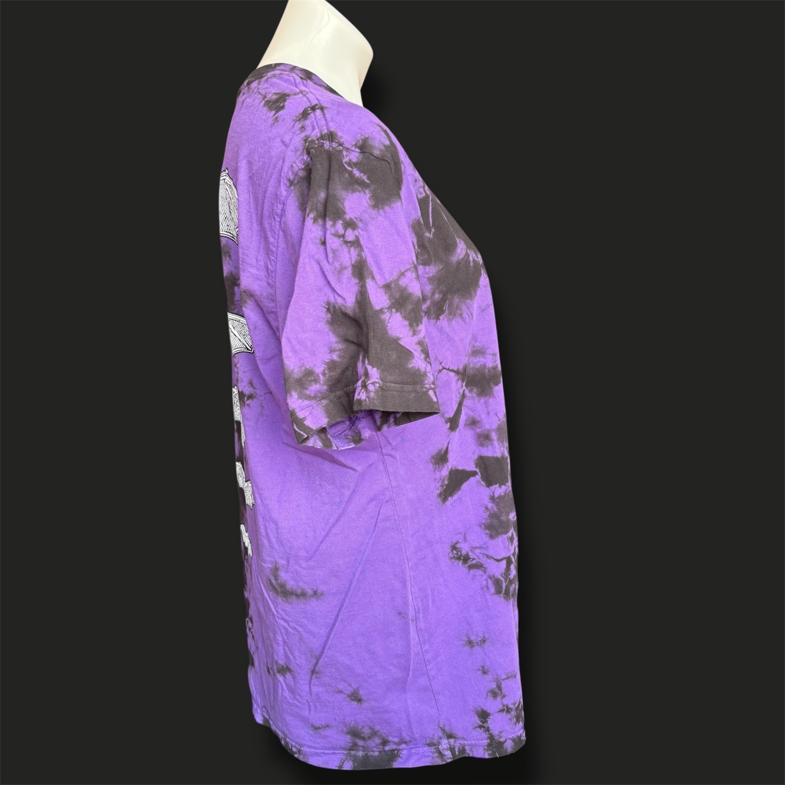 BlackCraft Cult T-Shirt Men's L Batts Tie Dye Halloween Goth Witch gallery