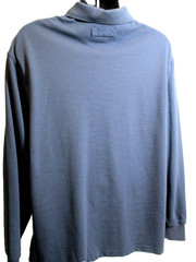 Duluth Trading Dark Gray LS Half Button Polo Durable Work Shirt Size LRG Men’s
