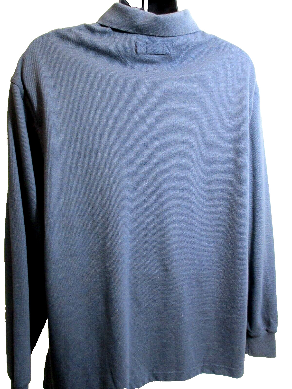 Duluth Trading Dark Gray LS Half Button Polo Durable Work Shirt Size LRG Men's gallery
