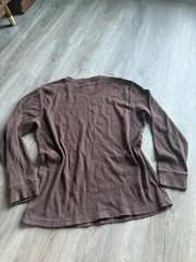 southpole brown waffle knit thermal long sleeve shirt size men’s xl