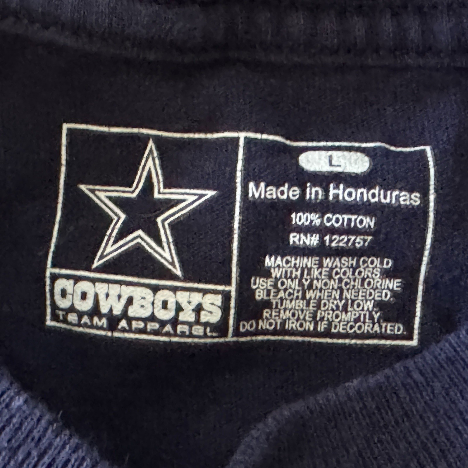 Dallas Cowboys Team Apparel Shirt Men's Marvel's Iron Man Blue Graphic Tee Sz L gallery