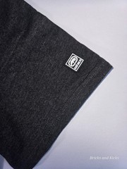 Ecko Unltd Men’s Crewneck Black Heather Vertical Logo T-Shirt Sizes S, M, L, XL