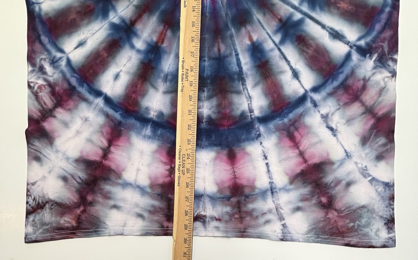 Handmade Ice Tie Dye Adult T-Shirt Size 2XL Multicolor Patriotic Gildan Tee NEW gallery