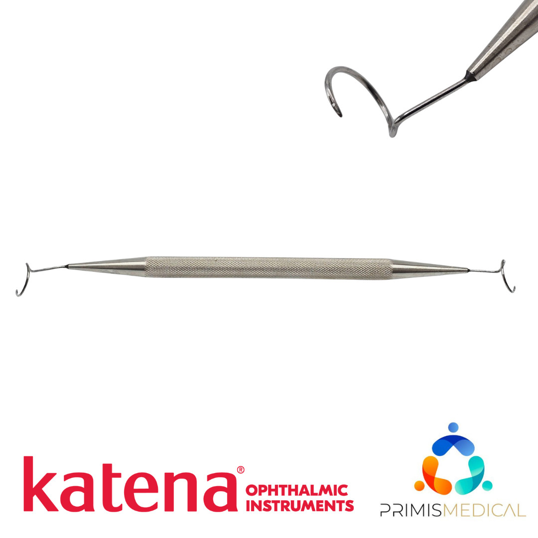 Katena K7-2900 Pigtail Probe with Suture Holes Ophthalmic Surgical Instrument
