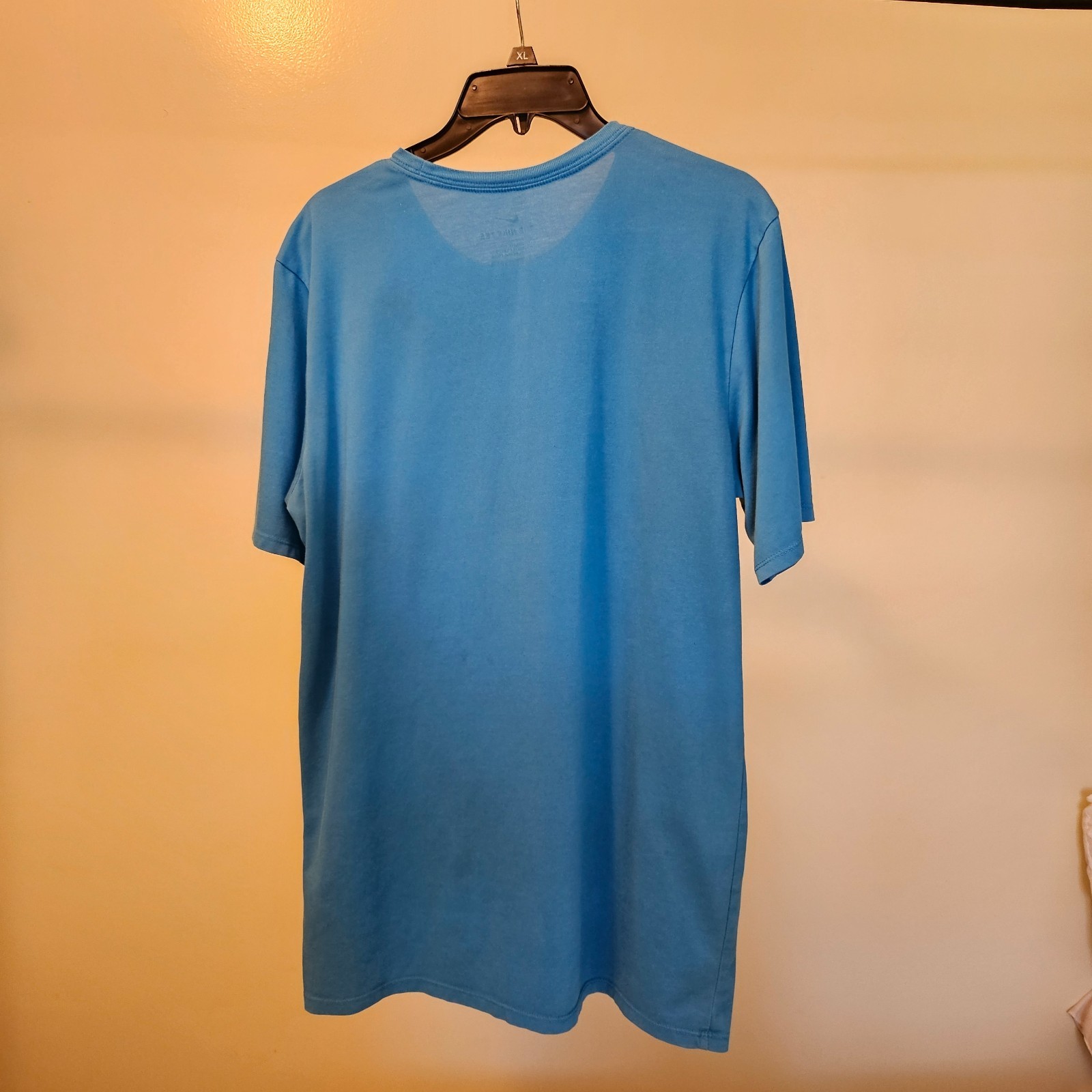 Nike (The) Tee Athletic Cut Men's Sz L Short Sleeve Teal Color Cotton/Polyster gallery