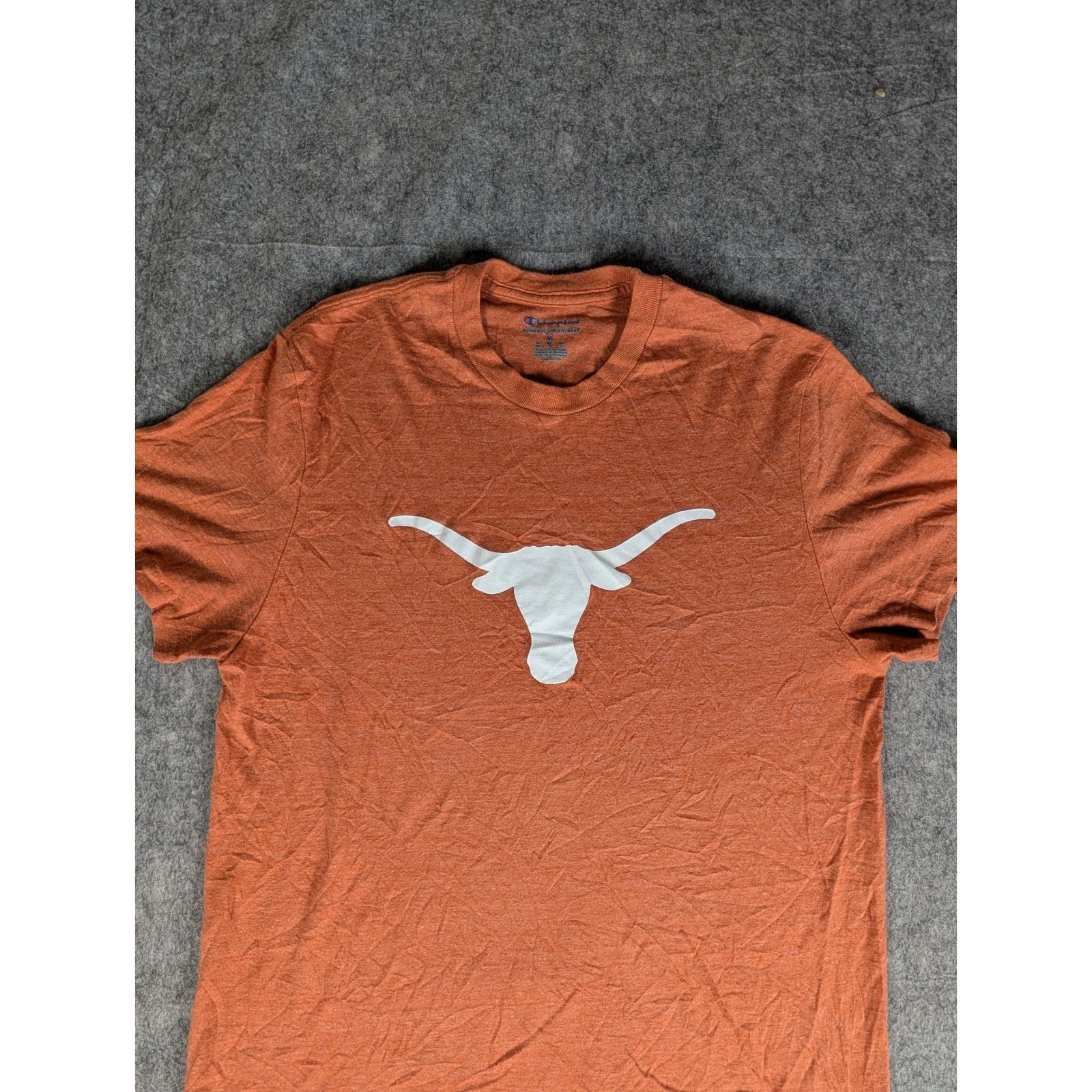 Champion Texas Longhorns Burnt Orange Graphic T-Shirt Mens UT Austin Horns Logo gallery