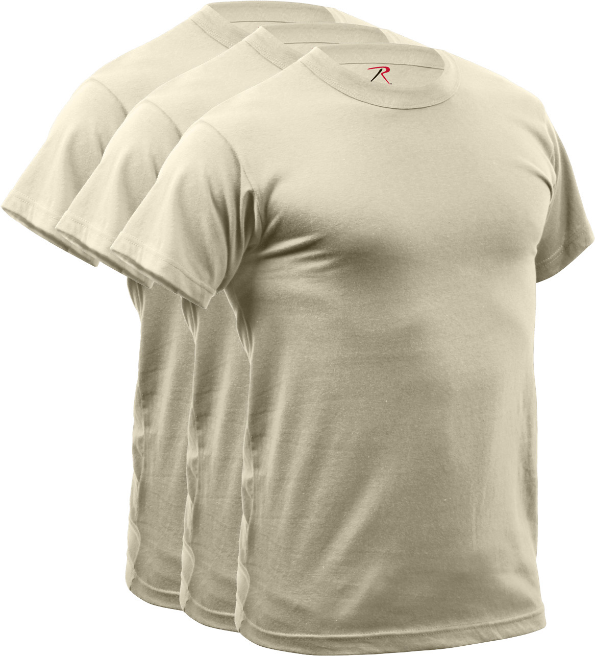Desert Sand Quick Dry Moisture Wicking T-Shirts Tactical Performance Tees 3-PACK gallery