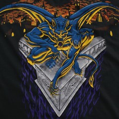 DarK FantasY-GARGOYLE-2 SIDED BLACK T-SHIRT S, M, L, XL, XXL GOTH