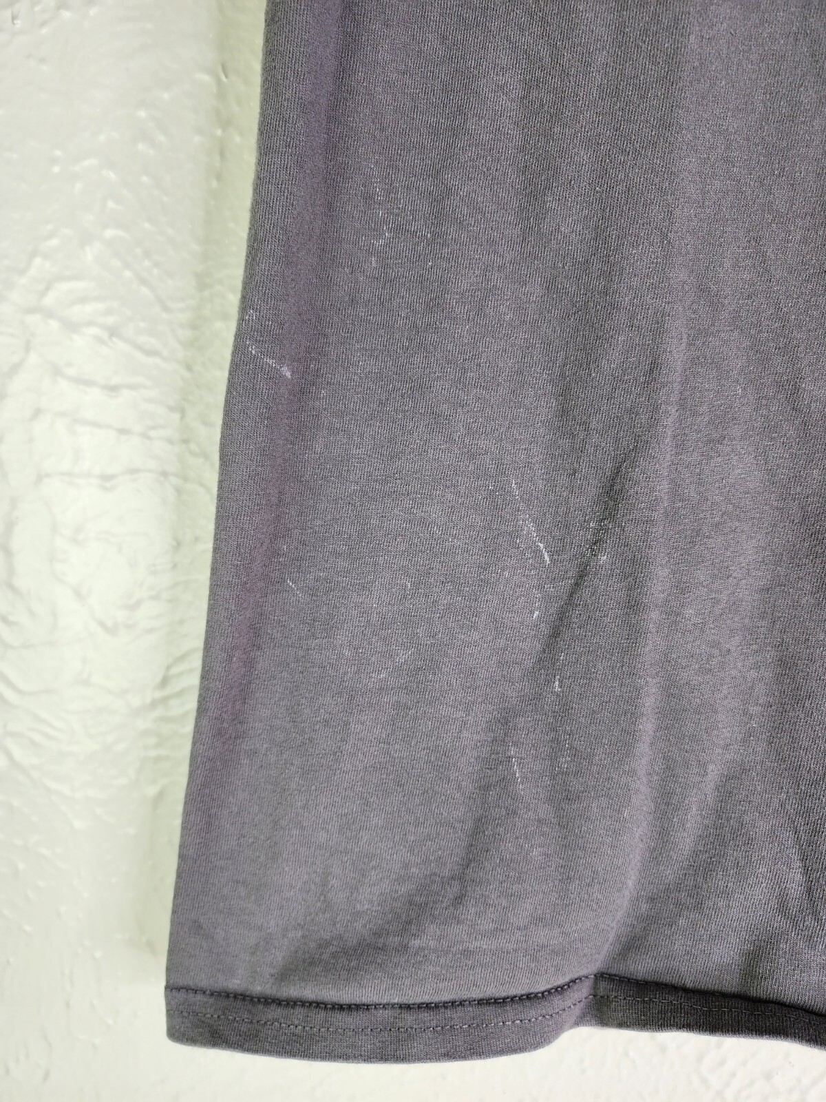 Buc-ees Gray Shirt L? texas Flag Est 1982 Logo Beaver distressed see measurement gallery