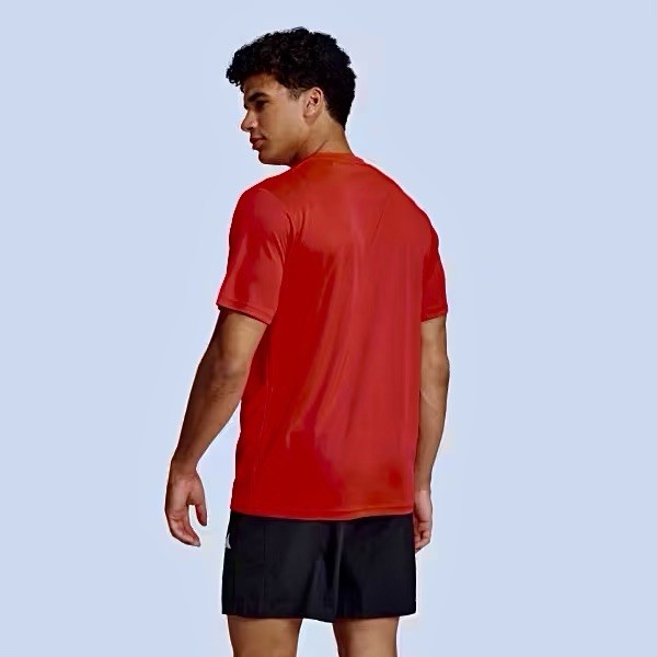 NEW Mens $25 ADIDAS Train Essentials Feelready Training Tee JC5194 Pure Ruby XXL gallery