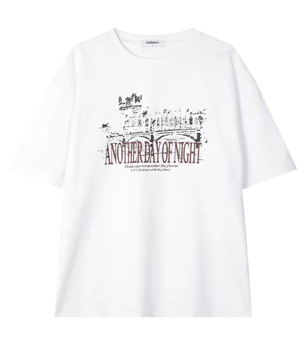OURDAYZ Another Day Graphic Short Sleeve T-Shirt Mens M
