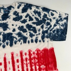 Colortone Shirt Men Extra Large Tie Dye Cotton Patriotic USA Work Party Core Nw