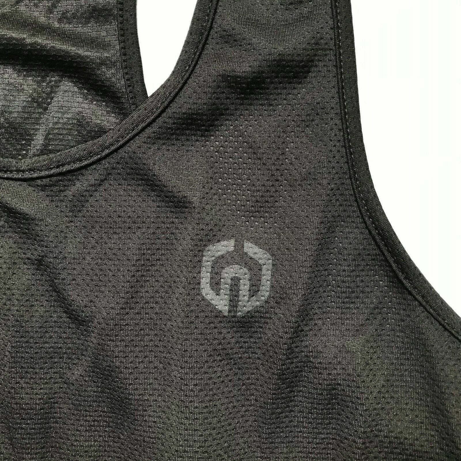 NELEUS 'Dry Fit Logo Muscle' Mesh Tank Top Men's M Gym Workout Exercise Blk NEW! gallery