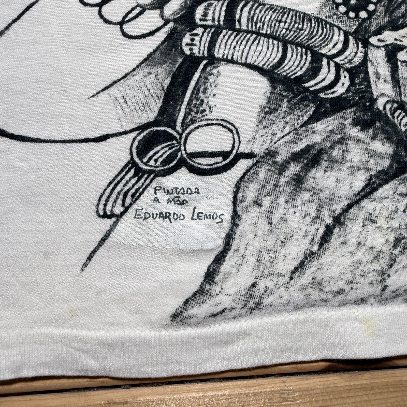Vintage 1992 Eco 92 Rio Carmen Miranda Singer Portrait Graphic T-Shirt - Medium gallery