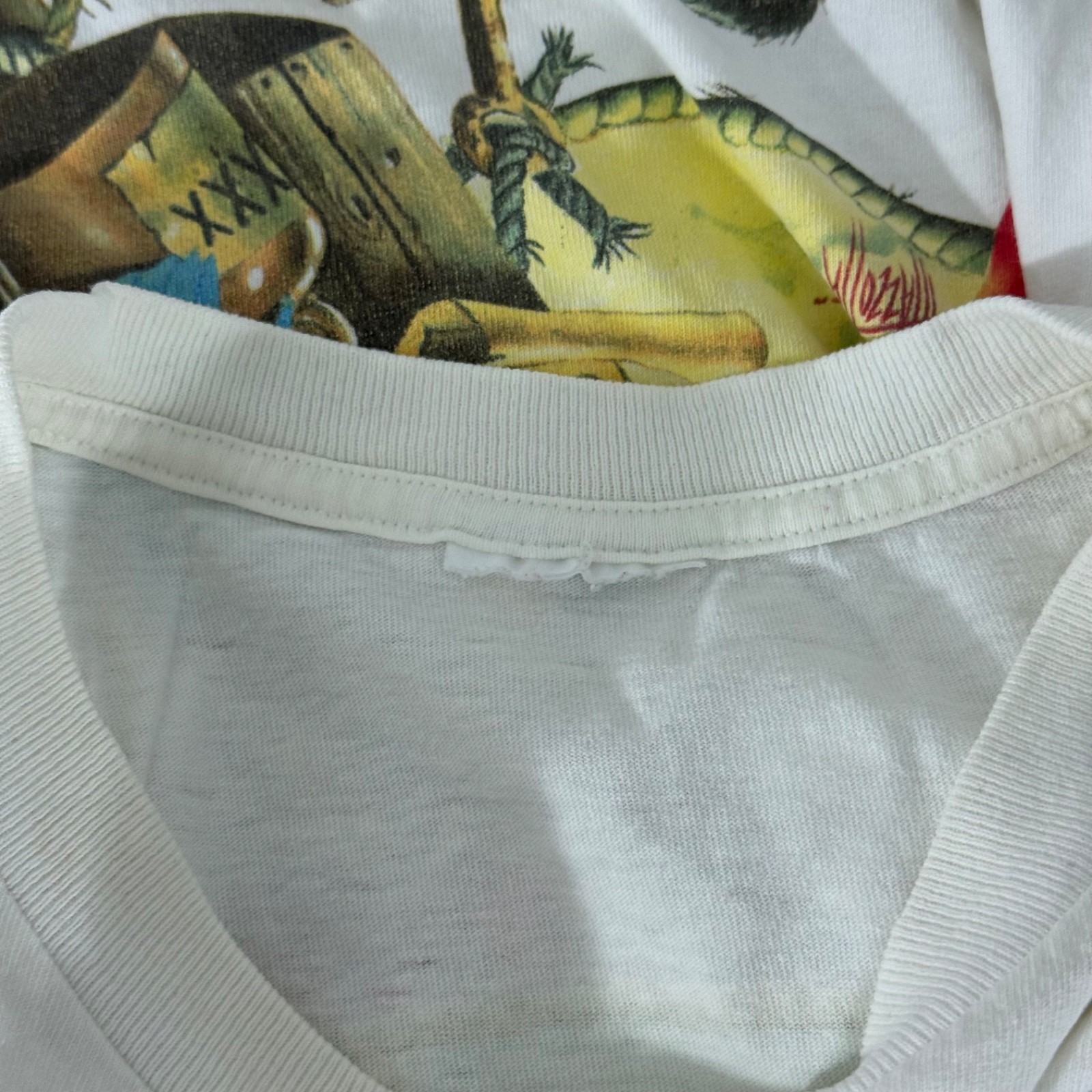 caribbean soul shirt Mens 2XL Short Sleeve White Parrot Crew neck Pirate Rum gallery
