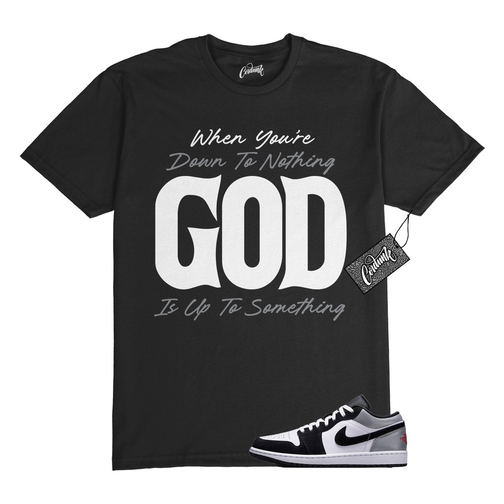 1 Black Matte Silver White Fire Red T Shirt Match UTS