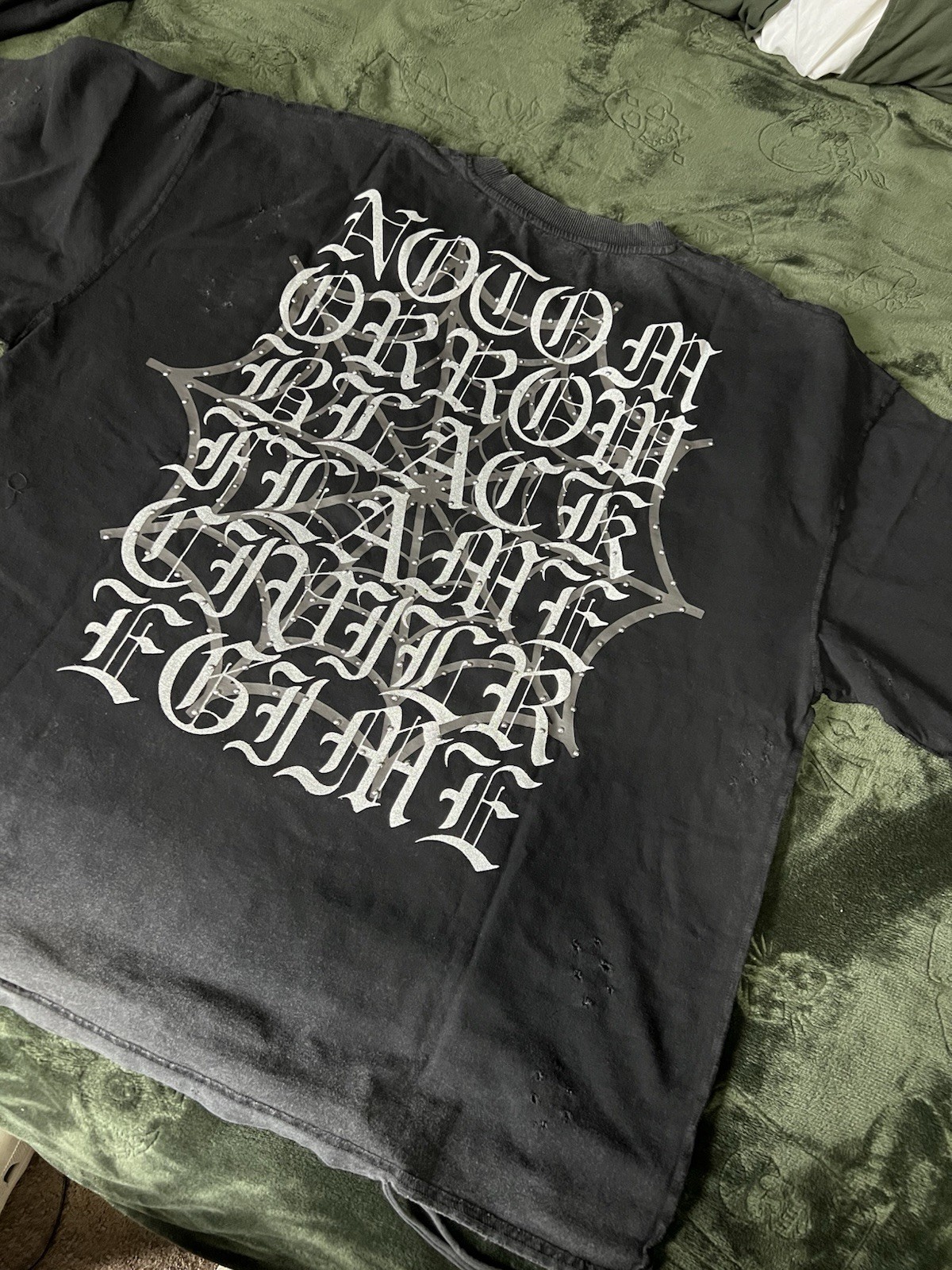 No Tomorrow x Civil Regime - Pain FMR Ripped Oversized Vintage - Size 3xl - NWT gallery