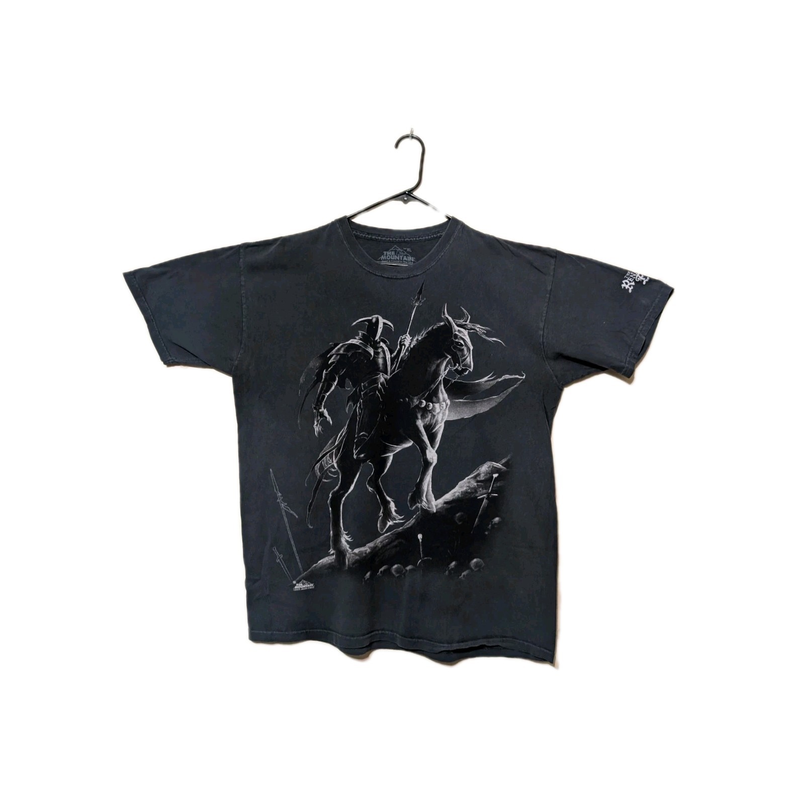 The Mountain Mens T-shirt Black The Riders Retired Logo Grim Reaper XL #4395 gallery