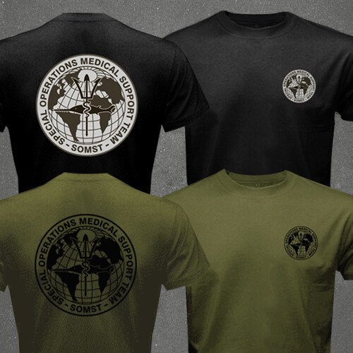 German Naval Naval Special Forces Command KSM Combat Medic SOMST T-shirt