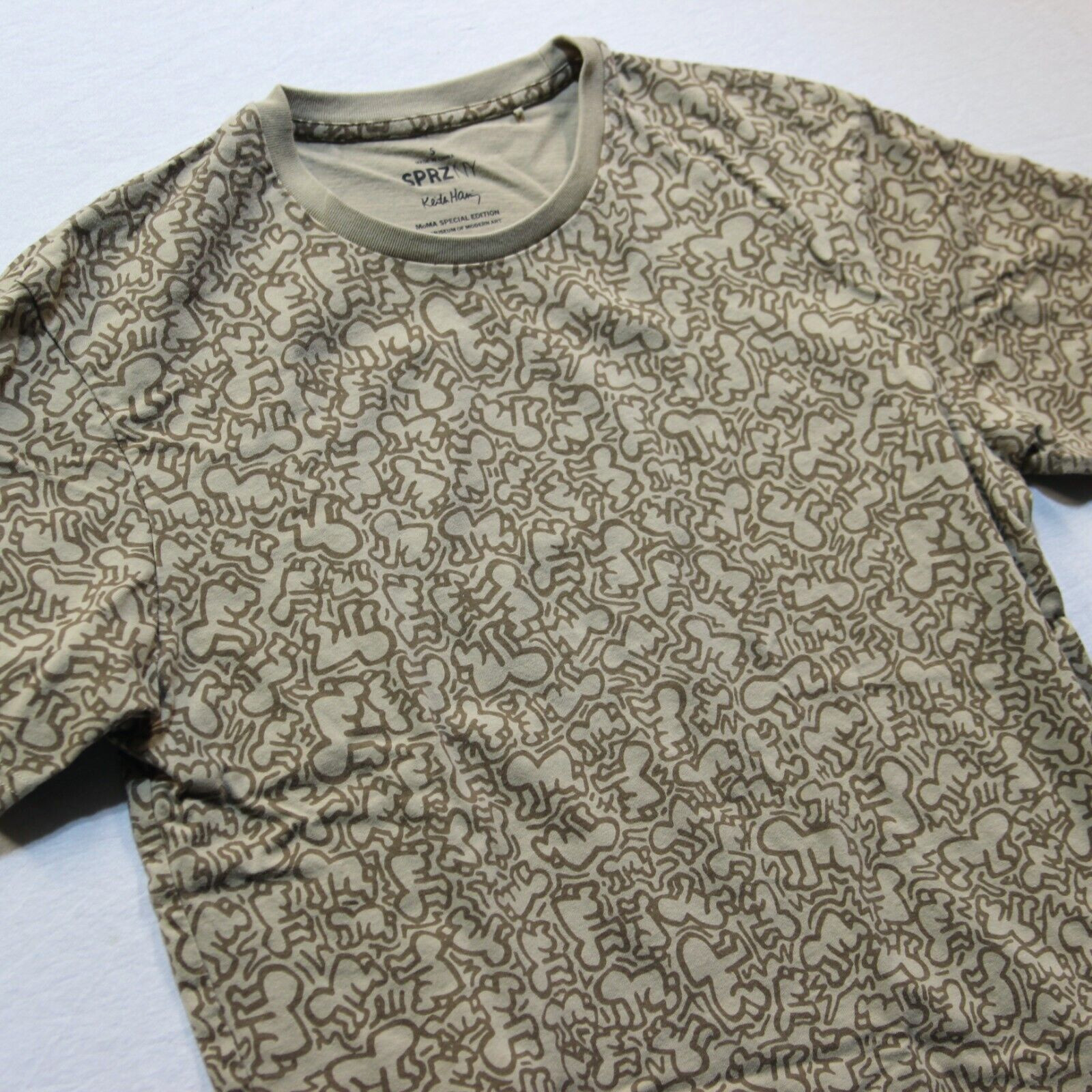 Keith Haring SPRZ NY Artist T Shirt Radiant Baby AOP MoMA Museum Art Tee S gallery