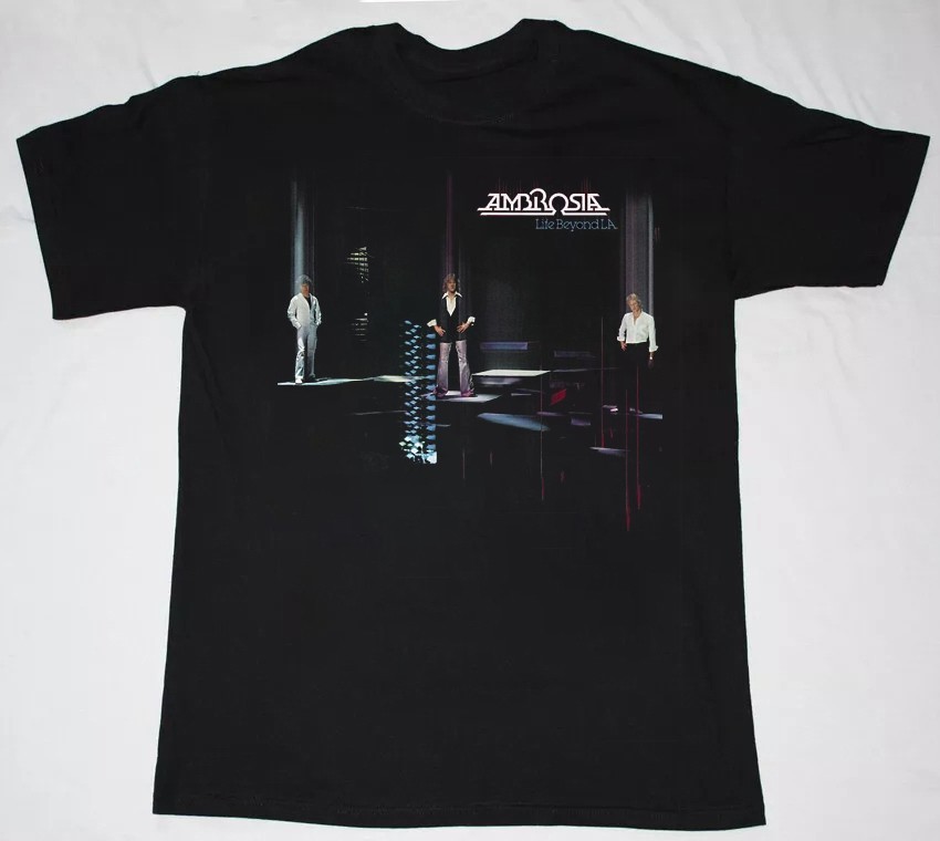AMBROSIA Life Beyond L.A. Black Color Full Size T-Shirt Unisex FN1964