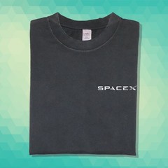 SpaceX Front and Back Print Shirt NASA Elon Musk Tesla Space X StarShip BFR