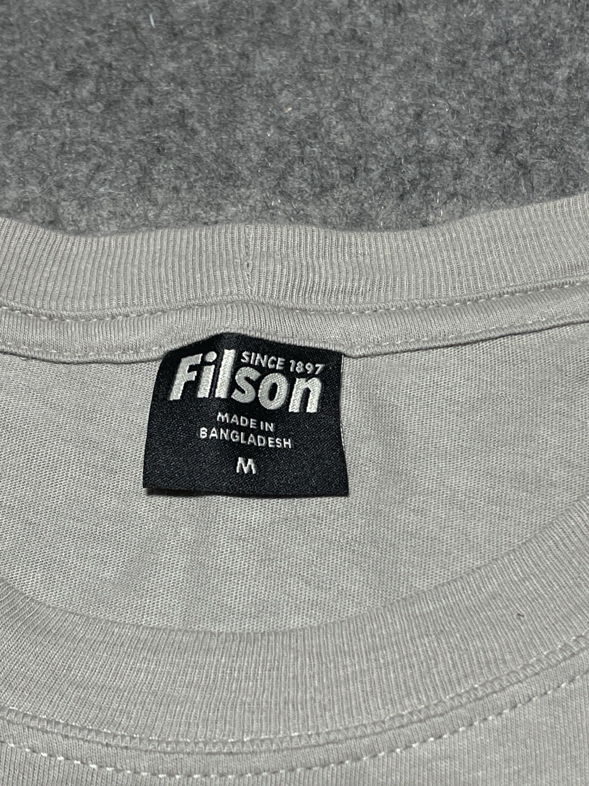 C.C. Filson Gray MED Long Tall Shirt Might As Well Have the Best Unfailing Goods gallery